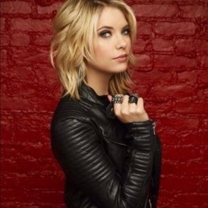 LEATHER BIKER JACKET WITH PADDED SHOULDERS | SOLD ON EBAY